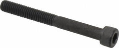 Value Collection - #10-32 UNF Hex Socket Drive, Socket Cap Screw - Alloy Steel, Black Oxide Finish, Partially Threaded, 1-3/4" Length Under Head - Exact Tooling
