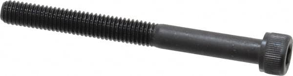 Value Collection - #10-32 UNF Hex Socket Drive, Socket Cap Screw - Alloy Steel, Black Oxide Finish, Partially Threaded, 2" Length Under Head - Exact Tooling