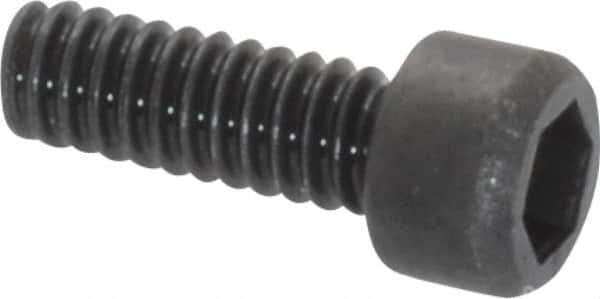 Value Collection - #2-56 UNC Hex Socket Drive, Socket Cap Screw - Alloy Steel, Black Oxide Finish, Fully Threaded, 1/4" Length Under Head - Exact Tooling