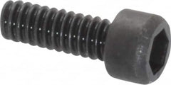 Value Collection - #2-56 UNC Hex Socket Drive, Socket Cap Screw - Alloy Steel, Black Oxide Finish, Fully Threaded, 1/4" Length Under Head - Exact Tooling