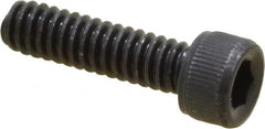 Value Collection - #3-48 UNC Hex Socket Drive, Socket Cap Screw - Alloy Steel, Black Oxide Finish, Fully Threaded, 3/8" Length Under Head - Exact Tooling