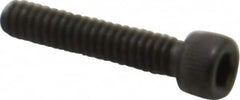 Value Collection - #3-48 UNC Hex Socket Drive, Socket Cap Screw - Alloy Steel, Black Oxide Finish, Fully Threaded, 1/2" Length Under Head - Exact Tooling