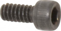 Value Collection - #4-40 UNC Hex Socket Drive, Socket Cap Screw - Alloy Steel, Black Oxide Finish, Fully Threaded, 1/4" Length Under Head - Exact Tooling