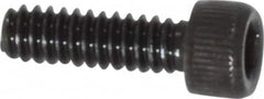 Value Collection - #4-40 UNC Hex Socket Drive, Socket Cap Screw - Alloy Steel, Black Oxide Finish, Fully Threaded, 3/8" Length Under Head - Exact Tooling