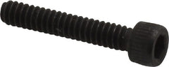 Value Collection - #4-40 UNC Hex Socket Drive, Socket Cap Screw - Alloy Steel, Black Oxide Finish, Fully Threaded, 5/8" Length Under Head - Exact Tooling