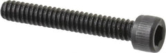 Value Collection - #4-40 UNC Hex Socket Drive, Socket Cap Screw - Alloy Steel, Black Oxide Finish, Fully Threaded, 3/4" Length Under Head - Exact Tooling