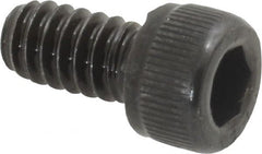 Value Collection - #10-24 UNC Hex Socket Drive, Socket Cap Screw - Alloy Steel, Black Oxide Finish, Fully Threaded, 3/8" Length Under Head - Exact Tooling