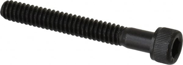 Value Collection - #10-24 UNC Hex Socket Drive, Socket Cap Screw - Alloy Steel, Black Oxide Finish, Partially Threaded, 1-1/2" Length Under Head - Exact Tooling