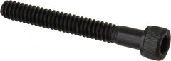 Value Collection - #10-24 UNC Hex Socket Drive, Socket Cap Screw - Alloy Steel, Black Oxide Finish, Partially Threaded, 1-1/2" Length Under Head - Exact Tooling