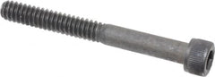 Value Collection - #10-24 UNC Hex Socket Drive, Socket Cap Screw - Alloy Steel, Black Oxide Finish, Partially Threaded, 1-3/4" Length Under Head - Exact Tooling
