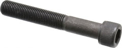 Value Collection - 3/8-24 UNF Hex Socket Drive, Socket Cap Screw - Alloy Steel, Black Oxide Finish, Partially Threaded, 2-1/2" Length Under Head - Exact Tooling