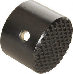 Enerpac - 1-1/4 - 11-1/2 Thread, Hydraulic Cylinder Serrated Saddle - 1-1/2" Diam, 5 Ton Capacity, 2" OAL - Exact Tooling