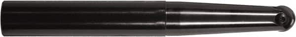 Millstar - 5/8" Cut Diam, 6-1/2" Max Depth of Cut, 3/4" Shank Diam, 7" OAL, Indexable Ball Nose End Mill - Straight Shank, SFTA Toolholder, MB, MBT, RBT Insert - Exact Tooling