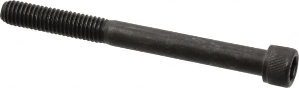 Value Collection - 3/8-16 UNC Hex Socket Drive, Socket Cap Screw - Alloy Steel, Black Oxide Finish, Partially Threaded, 4" Length Under Head - Exact Tooling