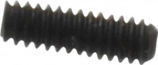 Value Collection - #0-80 UNF, 3/16" OAL, Cup Point Set Screw - Grade 8 Alloy Steel, 0.028" Key - Exact Tooling