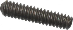 Value Collection - #0-80 UNF, 1/4" OAL, Cup Point Set Screw - Grade 8 Alloy Steel, 0.028" Key - Exact Tooling
