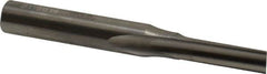 Onsrud - 3/16" Diam, 1/4" Shank Diam, 5/8" Length of Cut, 1 Flute Single Edge Straight Router Bit - 2" Overall Length, Left Hand Cut, Solid Carbide - Exact Tooling