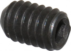 Value Collection - #5-44 UNF, 3/16" OAL, Cup Point Set Screw - Grade 8 Alloy Steel, 1/16" Key - Exact Tooling