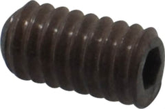 Value Collection - #8-36 UNF, 5/16" OAL, Cup Point Set Screw - Grade 8 Alloy Steel, 5/64" Key - Exact Tooling