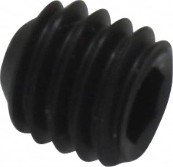 Value Collection - #10-32 UNF, 3/16" OAL, Cup Point Set Screw - Grade 8 Alloy Steel, 3/32" Key - Exact Tooling