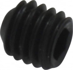 Value Collection - #10-32 UNF, 3/16" OAL, Cup Point Set Screw - Grade 8 Alloy Steel, 3/32" Key - Exact Tooling