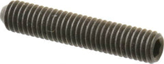 Value Collection - #10-32 UNF, 1" OAL, Cup Point Set Screw - Grade 8 Alloy Steel, 3/32" Key - Exact Tooling