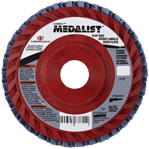 4 1/2″ × 5/8″-11″ 60 Grit Flap Disc - Exact Tooling