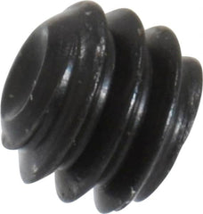 Value Collection - #2-56 UNC, 1/16" OAL, Cup Point Set Screw - Grade 8 Alloy Steel, 0.035" Key - Exact Tooling