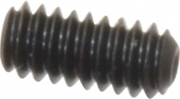 Value Collection - #2-56 UNC, 3/16" OAL, Cup Point Set Screw - Grade 8 Alloy Steel, 0.035" Key - Exact Tooling