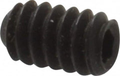Value Collection - #4-40 UNC, 3/16" OAL, Cup Point Set Screw - Grade 8 Alloy Steel, 0.05" Key - Exact Tooling