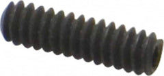 Value Collection - #4-40 UNC, 3/8" OAL, Cup Point Set Screw - Grade 8 Alloy Steel, 0.05" Key - Exact Tooling
