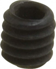 Value Collection - #5-40 UNC, 1/8" OAL, Cup Point Set Screw - Grade 8 Alloy Steel, 1/16" Key - Exact Tooling