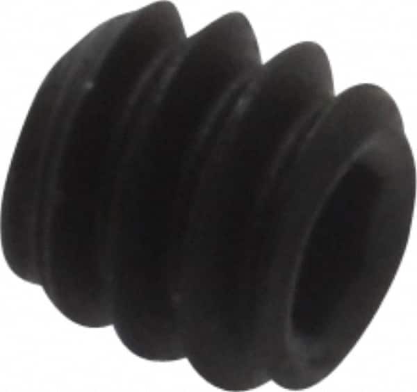 Value Collection - #6-32 UNC, 1/8" OAL, Cup Point Set Screw - Grade 8 Alloy Steel, 1/16" Key - Exact Tooling