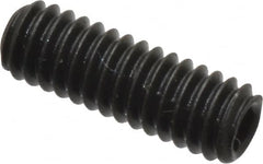 Value Collection - #8-32 UNC, 1/2" OAL, Cup Point Set Screw - Grade 8 Alloy Steel, 5/64" Key - Exact Tooling