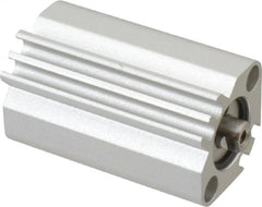 SMC PNEUMATICS - 1" Stroke x 5/8" Bore Double Acting Air Cylinder - 10-32 Port, 8-32 Rod Thread, 145 Max psi, 15 to 160°F - Exact Tooling