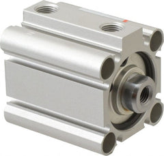 SMC PNEUMATICS - 3/4" Stroke x 1-1/4" Bore Double Acting Air Cylinder - 1/8 Port, 5/16-24 Rod Thread, 145 Max psi, 15 to 160°F - Exact Tooling