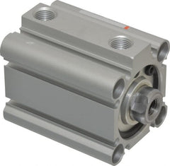 SMC PNEUMATICS - 1" Stroke x 1-1/4" Bore Double Acting Air Cylinder - 1/8 Port, 5/16-24 Rod Thread, 145 Max psi, 15 to 160°F - Exact Tooling