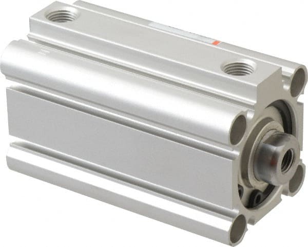 SMC PNEUMATICS - 1-15/16" Stroke x 1-1/4" Bore Double Acting Air Cylinder - 1/8 Port, 5/16-24 Rod Thread, 145 Max psi, 15 to 160°F - Exact Tooling