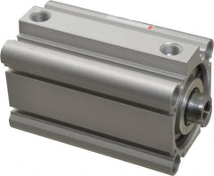 SMC PNEUMATICS - 1-15/16" Stroke x 1-1/2" Bore Double Acting Air Cylinder - 1/8 Port, 3/8-24 Rod Thread, 145 Max psi, 15 to 160°F - Exact Tooling