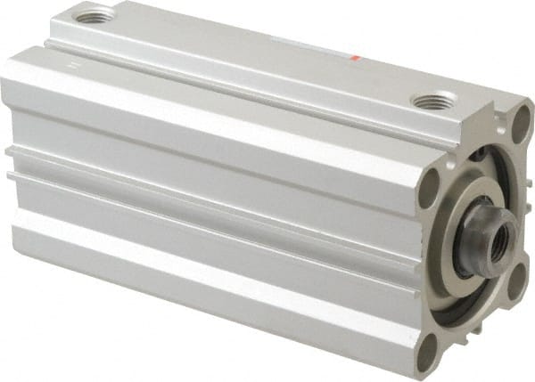 SMC PNEUMATICS - 2-15/16" Stroke x 1-1/2" Bore Double Acting Air Cylinder - 1/8 Port, 3/8-24 Rod Thread, 145 Max psi, 15 to 160°F - Exact Tooling