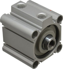 SMC PNEUMATICS - 3/4" Stroke x 2" Bore Double Acting Air Cylinder - 1/4 Port, 1/2-20 Rod Thread, 145 Max psi, 15 to 160°F - Exact Tooling