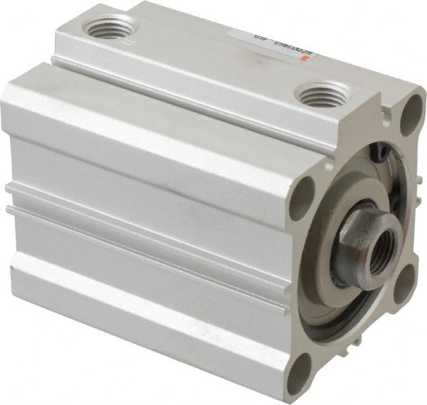 SMC PNEUMATICS - 1-3/4" Stroke x 2" Bore Double Acting Air Cylinder - 1/4 Port, 1/2-20 Rod Thread, 145 Max psi, 15 to 160°F - Exact Tooling