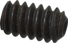 Value Collection - #10-24 UNC, 5/16" OAL, Cup Point Set Screw - Grade 8 Alloy Steel, 3/32" Key - Exact Tooling
