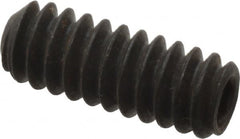 Value Collection - #10-24 UNC, 1/2" OAL, Cup Point Set Screw - Grade 8 Alloy Steel, 3/32" Key - Exact Tooling