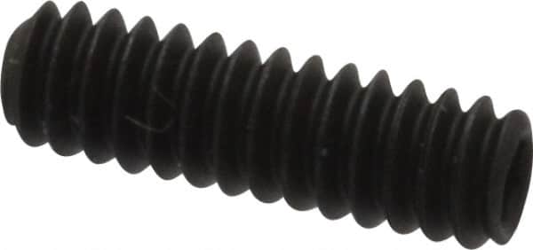 Value Collection - #10-24 UNC, 5/8" OAL, Cup Point Set Screw - Grade 8 Alloy Steel, 3/32" Key - Exact Tooling