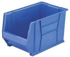 Akro-Mils - 200 Lb. Load Capacity, 20" Deep, Red Polymer Hopper Stacking Bin - 12" High x 12-3/8" Wide x 20" Long - Exact Tooling