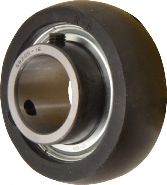 Value Collection - 1" ID x 2.047" OD, 3,100 Lb Dynamic Capacity, Spherical Insert Bearing - 1,740 Lb Static Capacity - Exact Tooling
