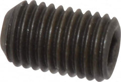 Value Collection - 5/16-24 UNF, 1/2" OAL, Cup Point Set Screw - Grade 8 Alloy Steel, 5/32" Key - Exact Tooling