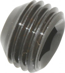 Value Collection - 3/8-24 UNF, 1/4" OAL, Cup Point Set Screw - Grade 8 Alloy Steel, 3/16" Key - Exact Tooling