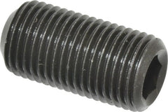 Value Collection - 1/2-20 UNF, 1" OAL, Cup Point Set Screw - Grade 8 Alloy Steel, 1/4" Key - Exact Tooling